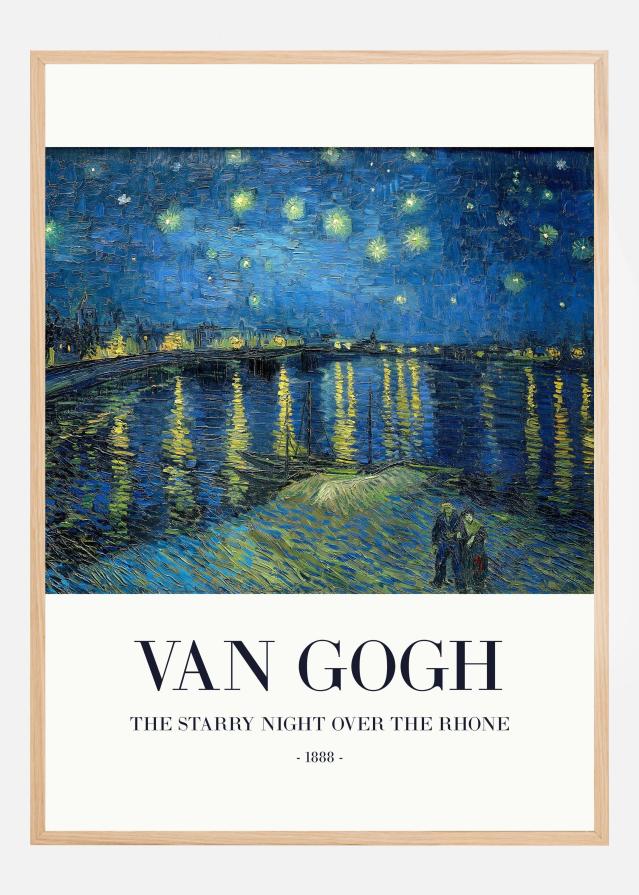 The Starry Night Over The Rhone Plakat