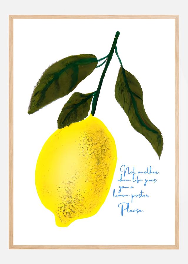 Not Antoher Lemon Plakat