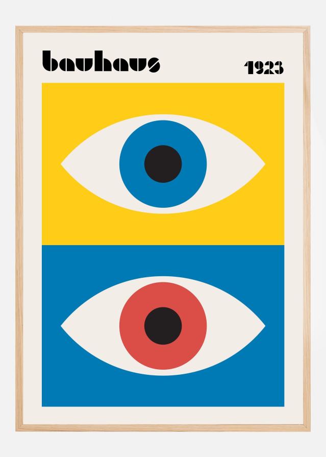 Bauhaus Eyes Abstract Plakat