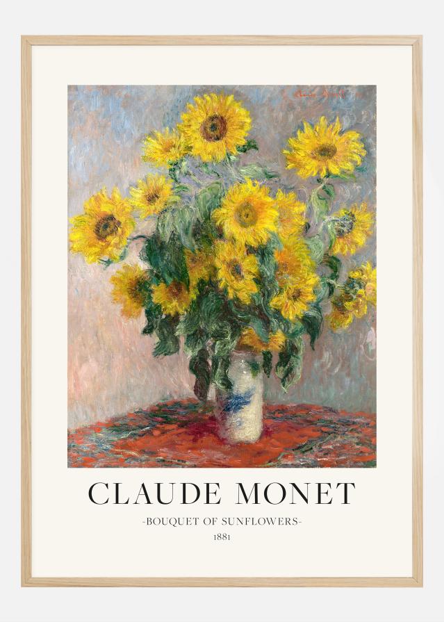 Claude Monet - Bouquet Of Sunflowers reklaamplakat