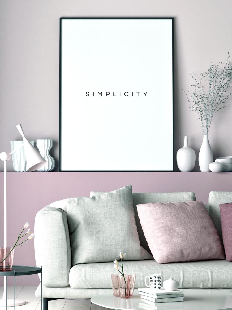 Simplicity Plakat