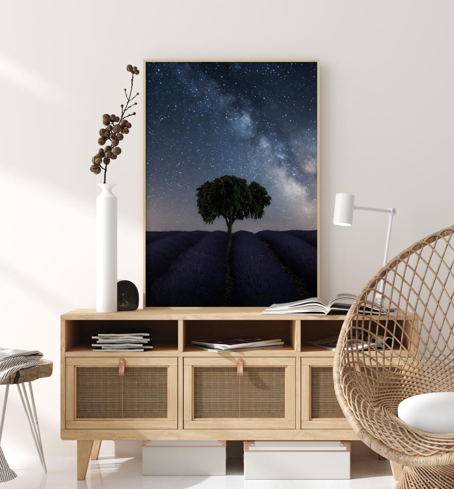 Tree And Milky Way reklaamplakat