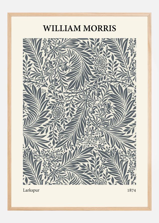 William Morris - Larkspur 3 reklaamplakat