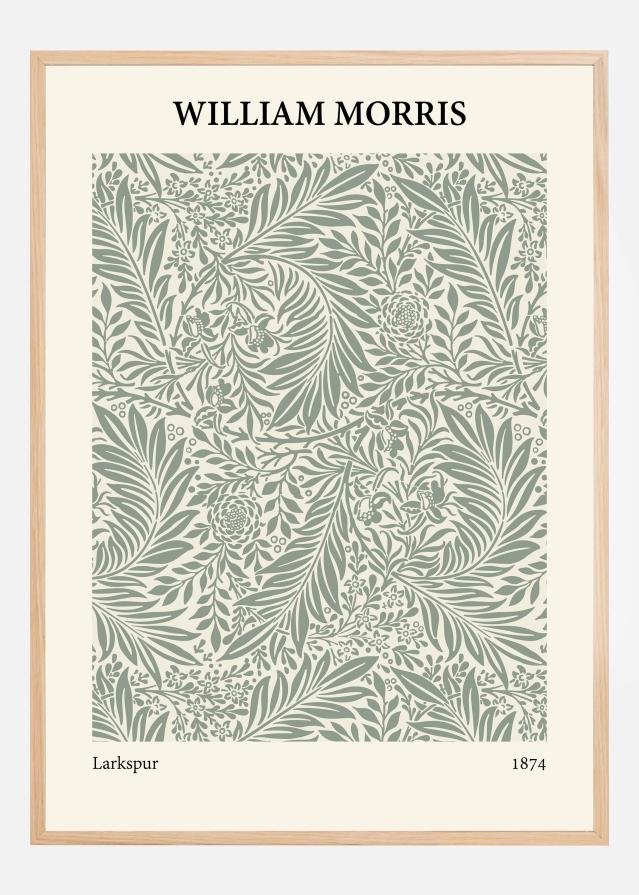 William Morris - Larkspur 4 reklaamplakat