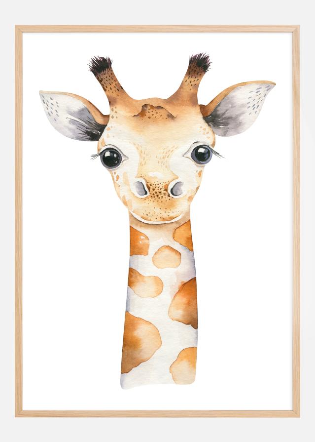 Giraffe Watercolor reklaamplakat