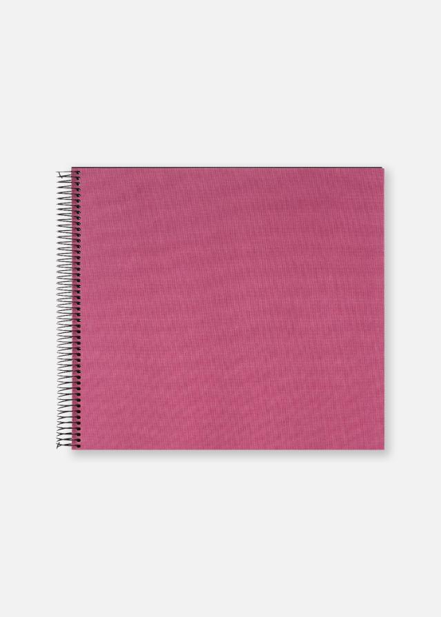 Bella Vista spiraalalbum Fuchsia - 35x30 cm (40 mustad lehekuljed / 20 lehte)