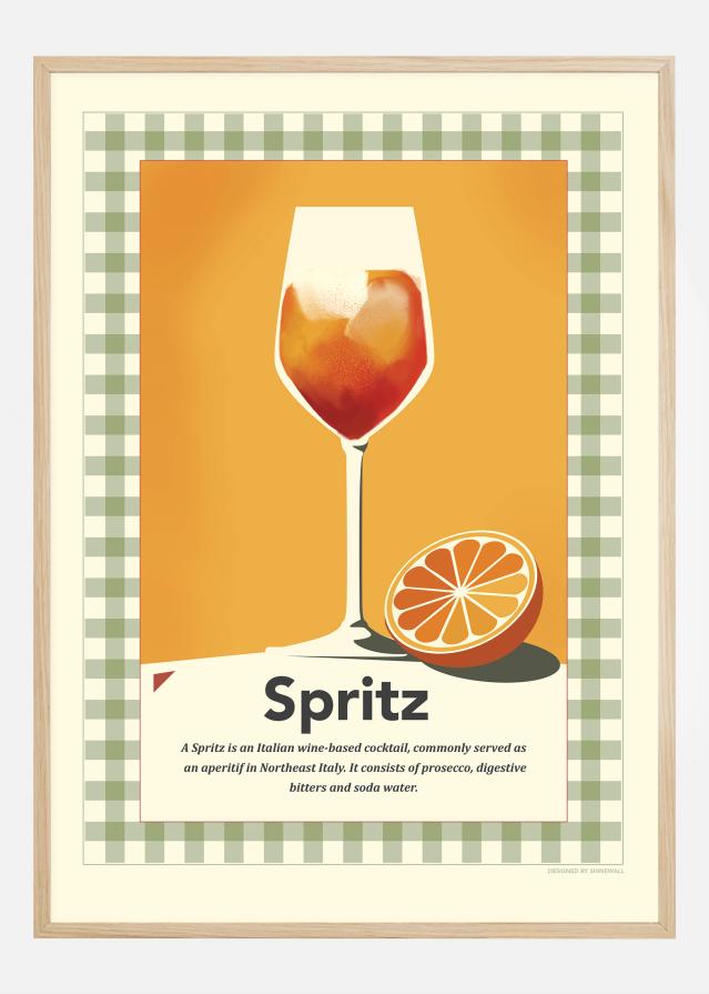 Spritz retro print reklaamplakat