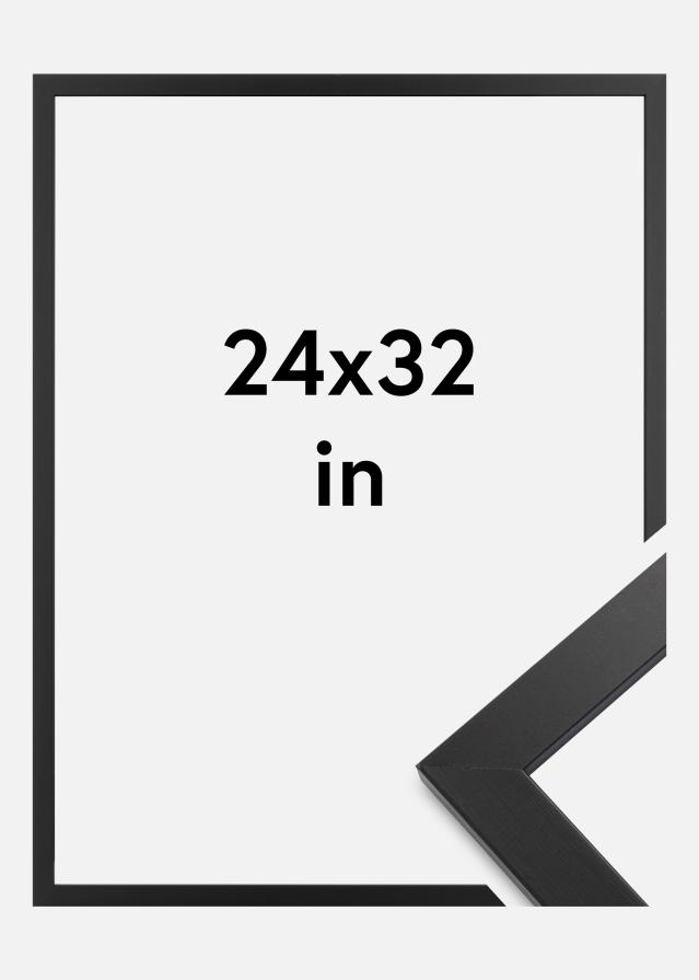 Raam Black Wood Akruulklaas 24x32 inches (60,96x81,28 cm)