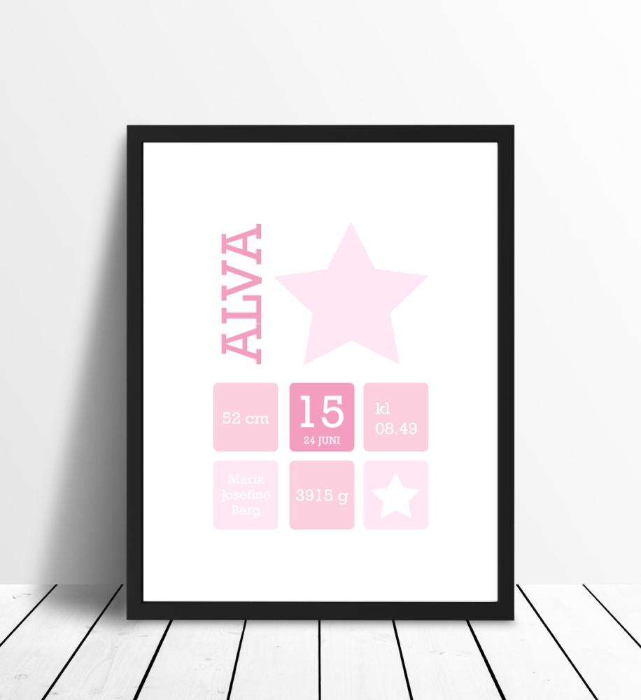 Star Birth reklaamplakat Pink