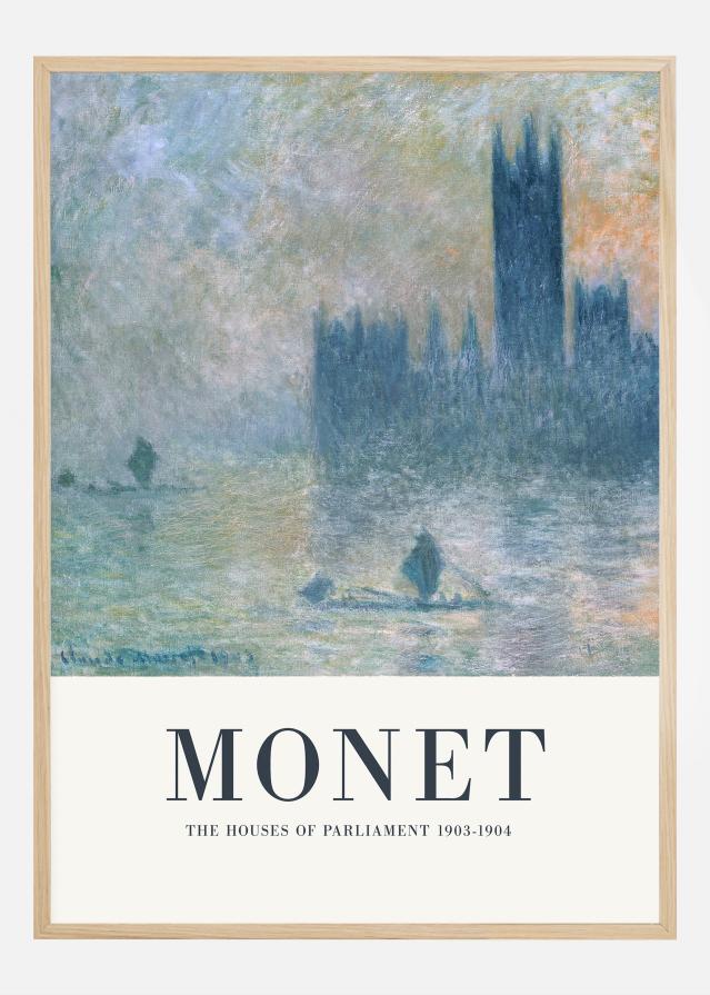 Claude Monet -The Houses of Parliament reklaamplakat