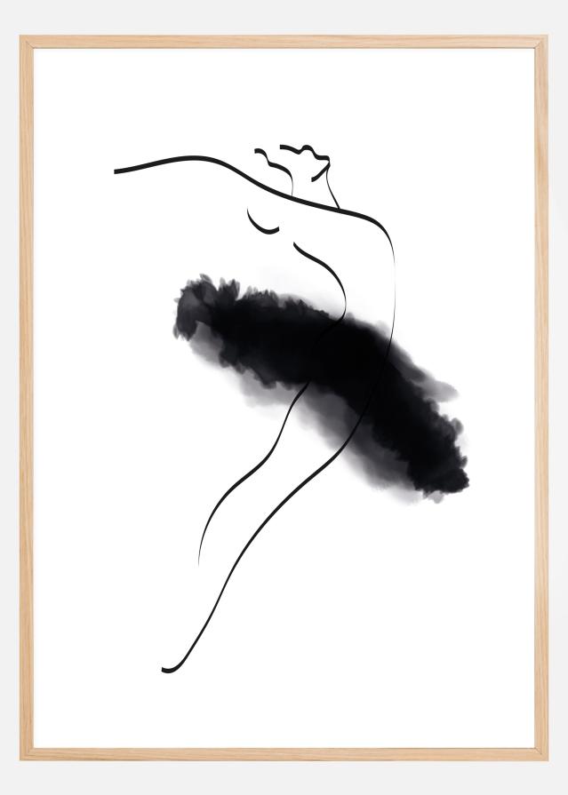 Ballerina Thin Lines reklaamplakat