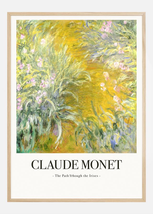 Claude Monet -The Path Through The Irises reklaamplakat