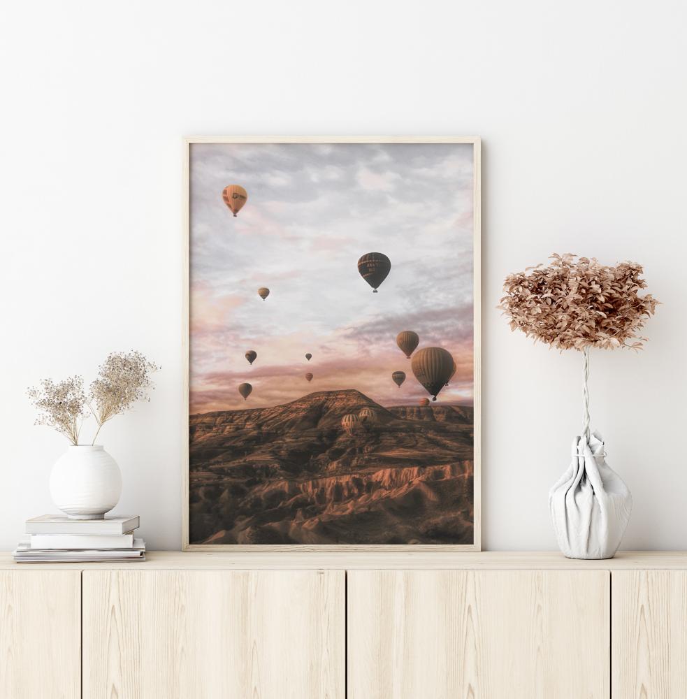 Cappodocia Hot Air Balloon Plakat