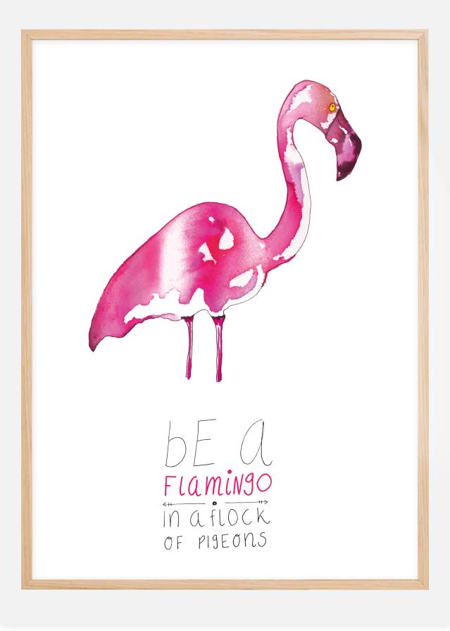 Be a flamingo reklaamplakat