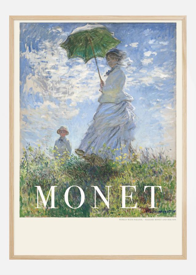 Claude Monet -Woman With Parasol reklaamplakat