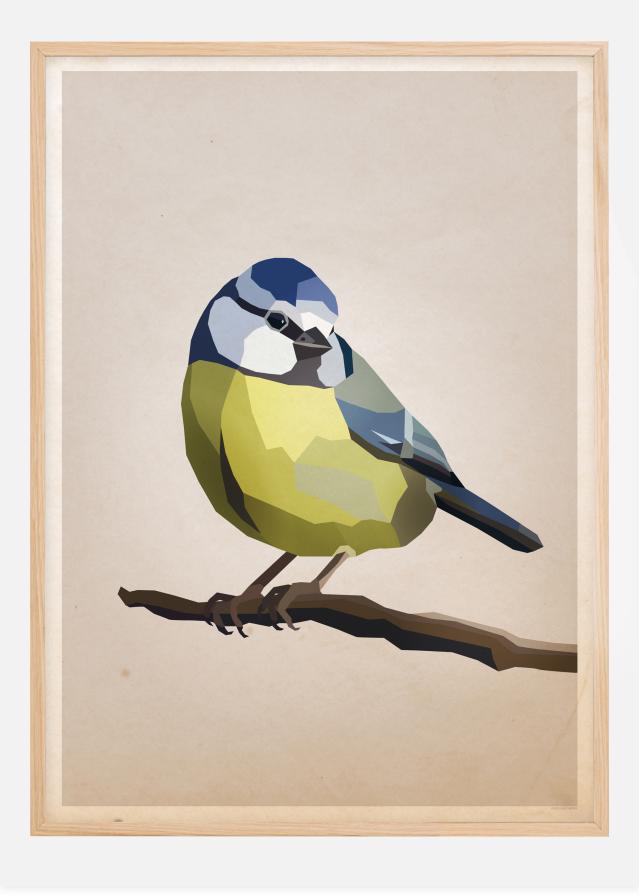 Blue tit reklaamplakat