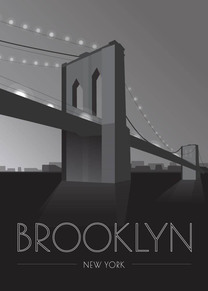 Brooklyn Bridge reklaamplakat