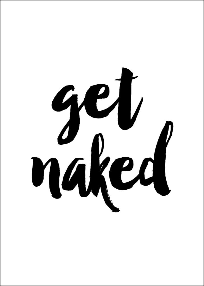 Get naked reklaamplakat