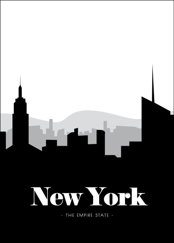 New York Skyline reklaamplakat