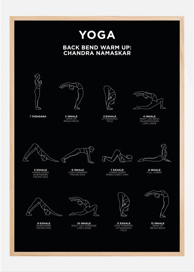 Back Bend - Warm Up - Black reklaamplakat