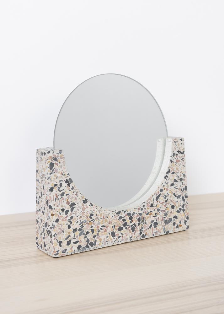 Lauamang Terrazzo valge 17 cm Ø