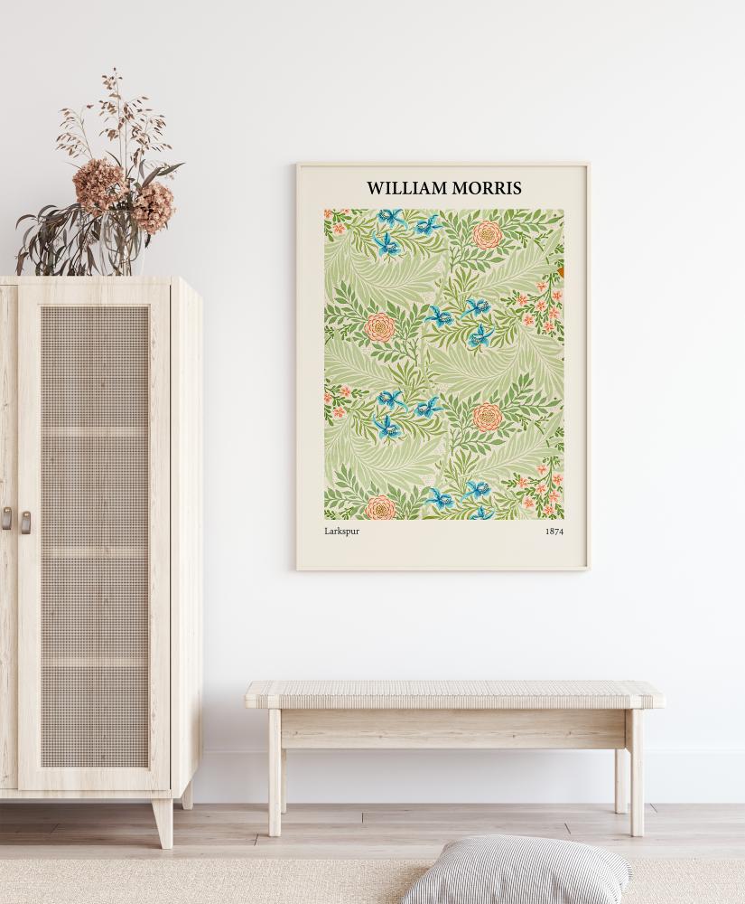 William Morris - Larkspur Plakat