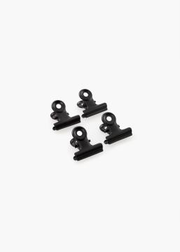 KAILA reklaamplakat Clip Black 20 mm - 4 pk