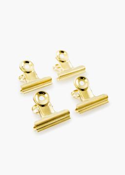 KAILA reklaamplakat Clip Gold 40 mm - 4 pk