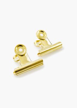 KAILA reklaamplakat Clip Gold 50 mm - 2 pk