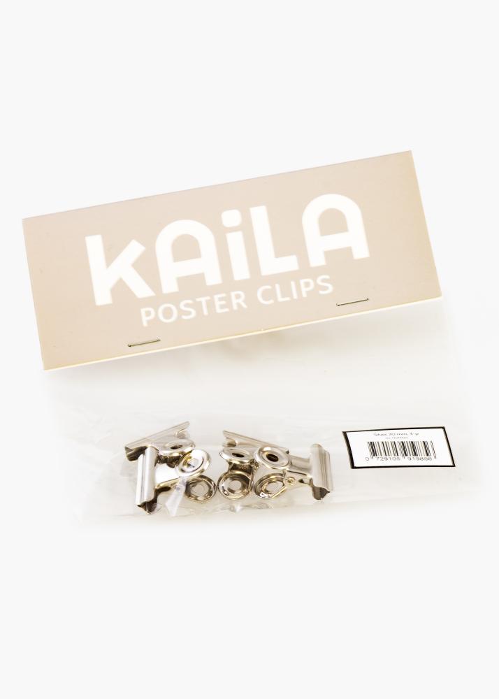 KAILA reklaamplakat Clip hobedane 20 mm - 4 pk