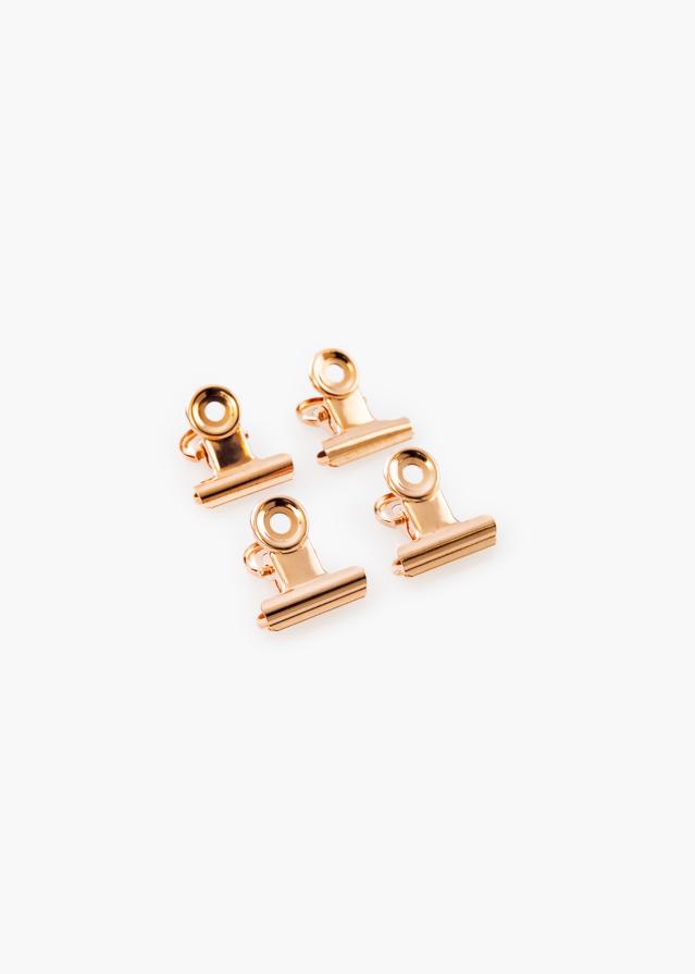 KAILA reklaamplakat Clip Rose Gold 20 mm - 4 pk