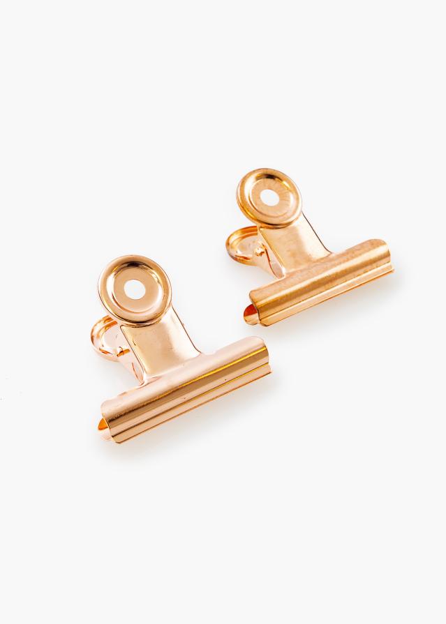 KAILA reklaamplakat Clip Rose Gold 50 mm - 2 pk