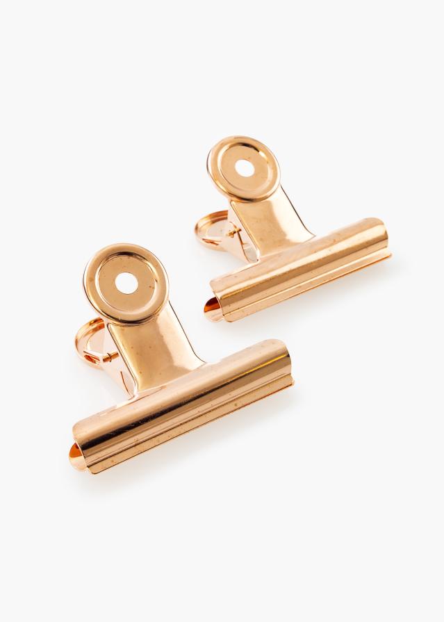 KAILA reklaamplakat Clip Rose Gold 65 mm - 2 pk