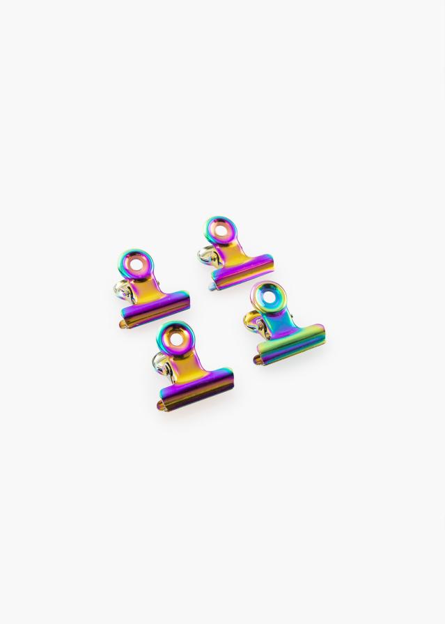 KAILA reklaamplakat Clip Rainbow 20 mm - 4 pk