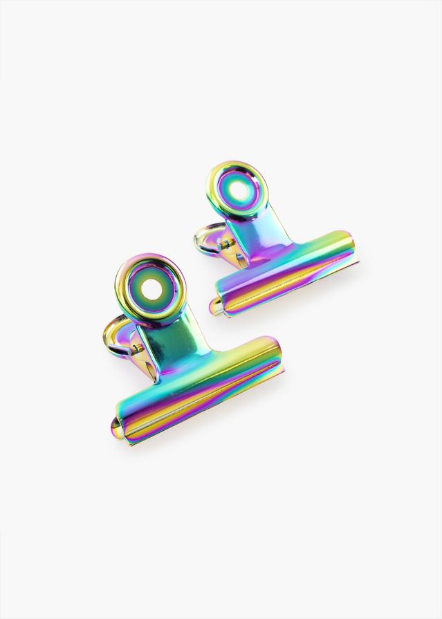 KAILA reklaamplakat Clip Rainbow 50 mm - 2 pk