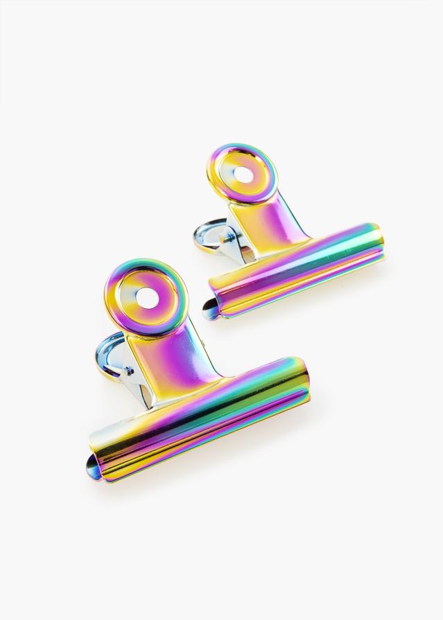 KAILA reklaamplakat Clip Rainbow 65 mm - 2 pk