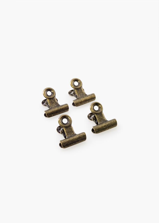 KAILA reklaamplakat Clip retro Bronze 20 mm - 4 pk