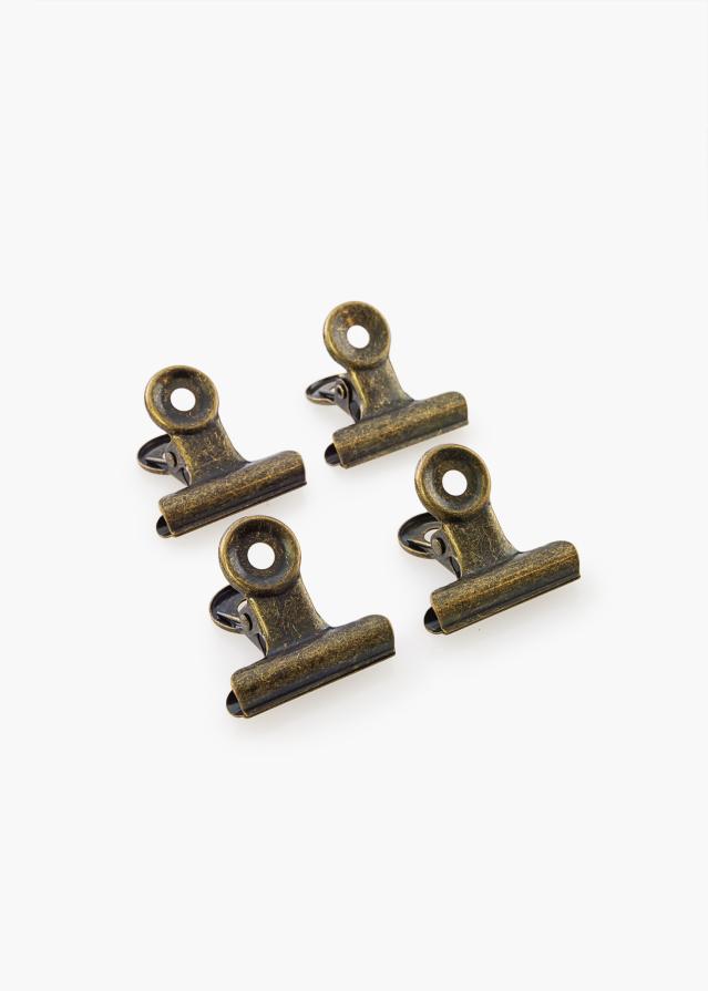 KAILA reklaamplakat Clip retro Bronze 30 mm - 4 pk