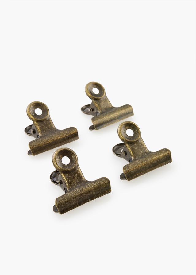 KAILA reklaamplakat Clip retro Bronze 40 mm - 4 pk