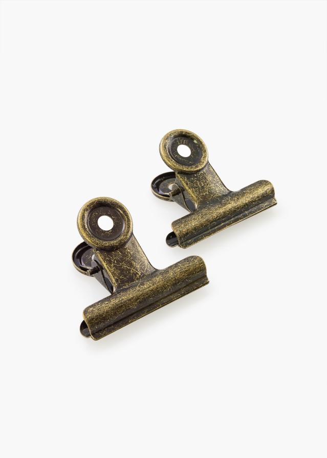 KAILA reklaamplakat Clip retro Bronze 50 mm - 2 pk