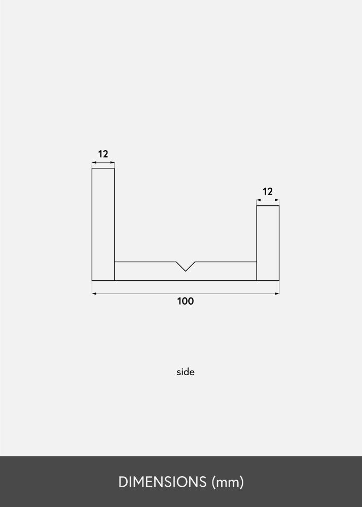 KAILA pildi riiul valge 80 cm