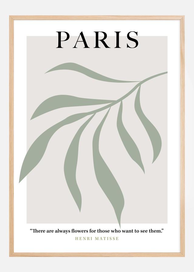 Henri Matisse - Paris Art Green reklaamplakat