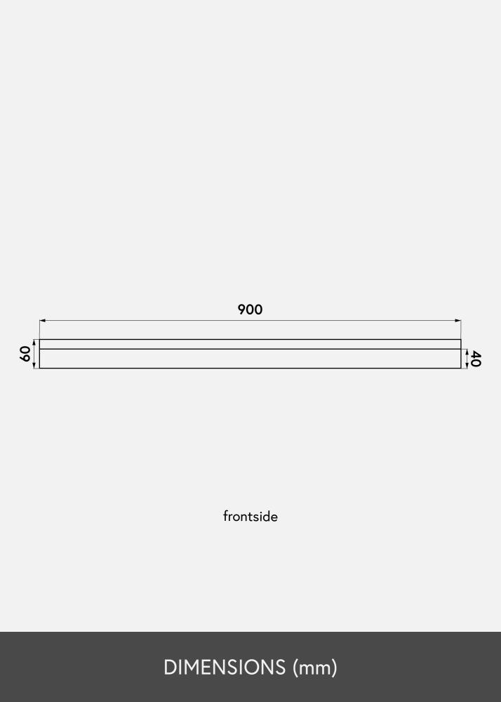 KAILA pildi riiul bambus 90 cm