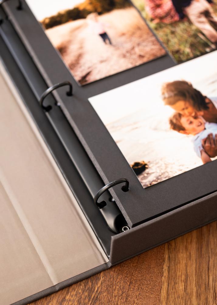 KAILA FAMILY Creme - Coffee Table Photo Album (60 mustad lehekuljed / 30 lehte)