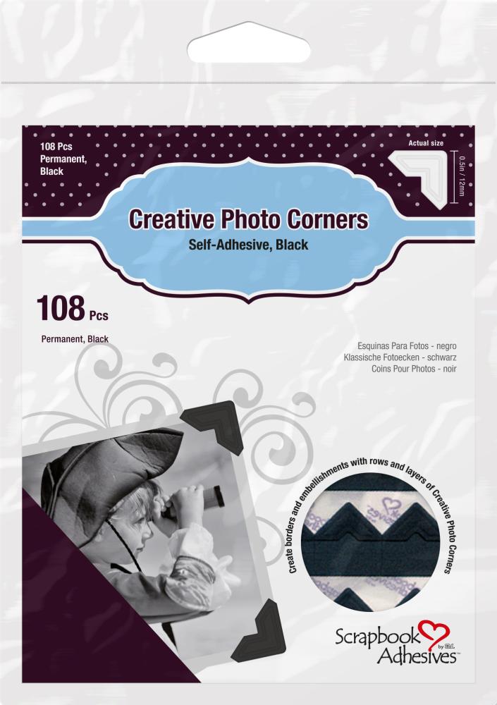 3L Creative Photo Corners muster - 108 tk