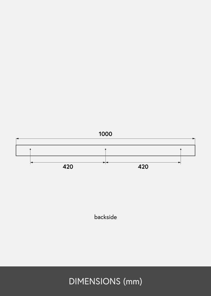 KAILA pildi riiul bambus 100 cm