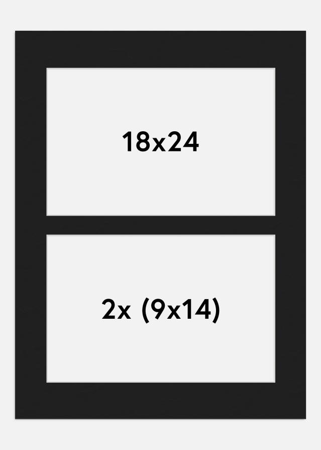 Paspartuu muster 18x24 cm - kollaaz 2 pildid (9x14 cm)