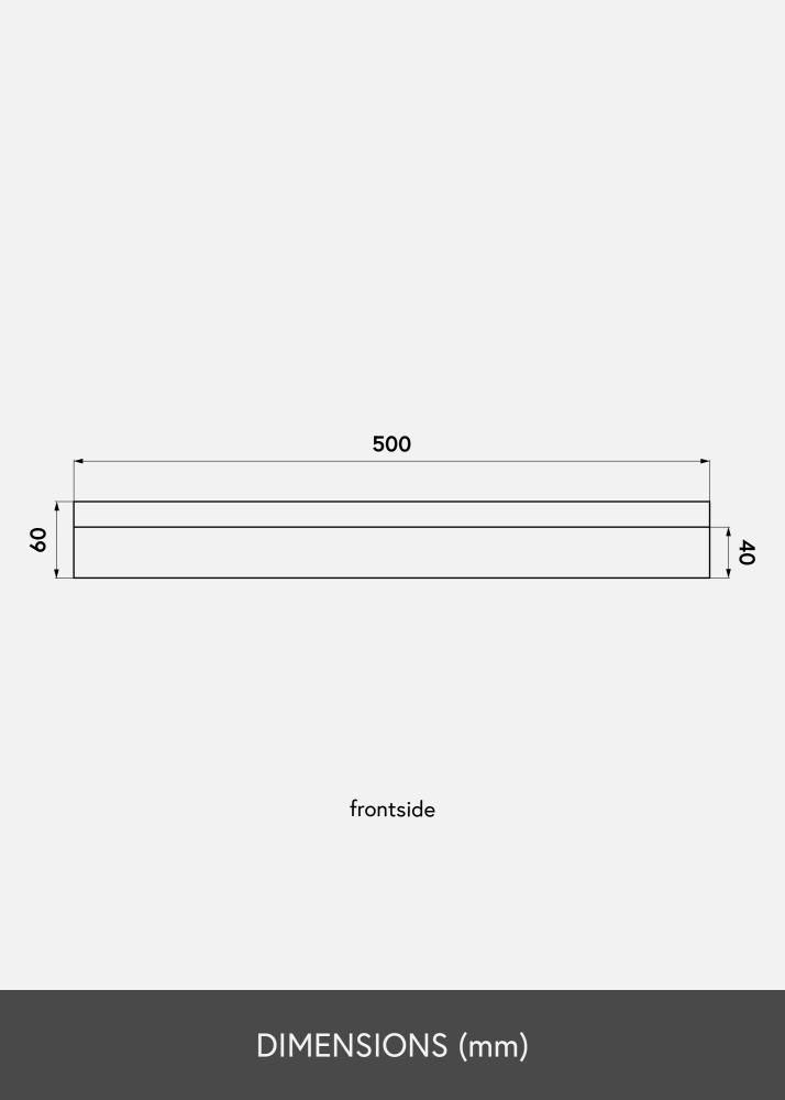 KAILA pildi riiul muster 50 cm