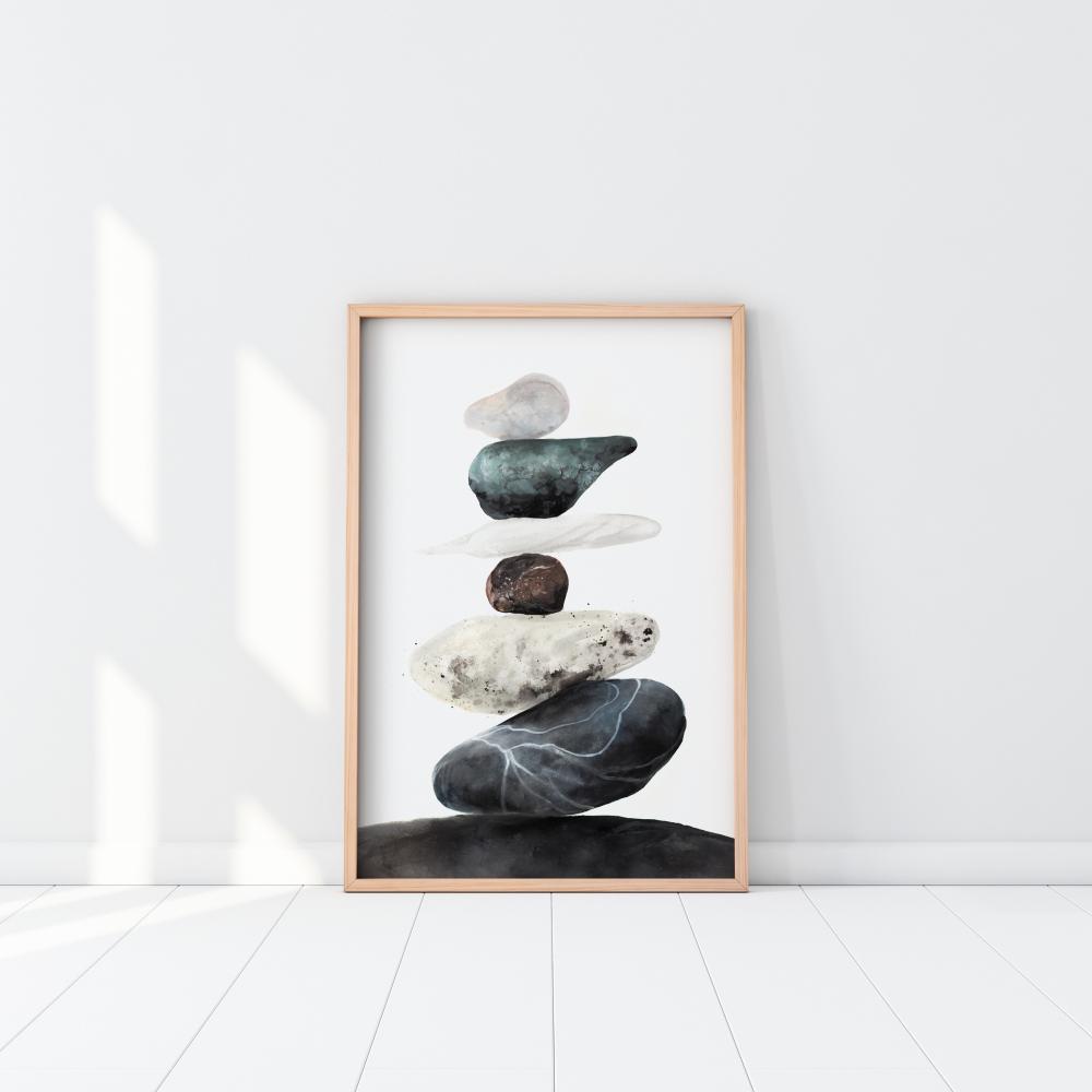 Stones from the beach reklaamplakat