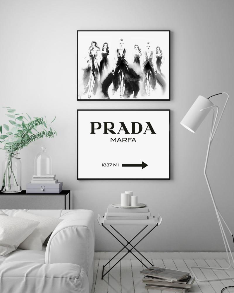 Prada Black reklaamplakat